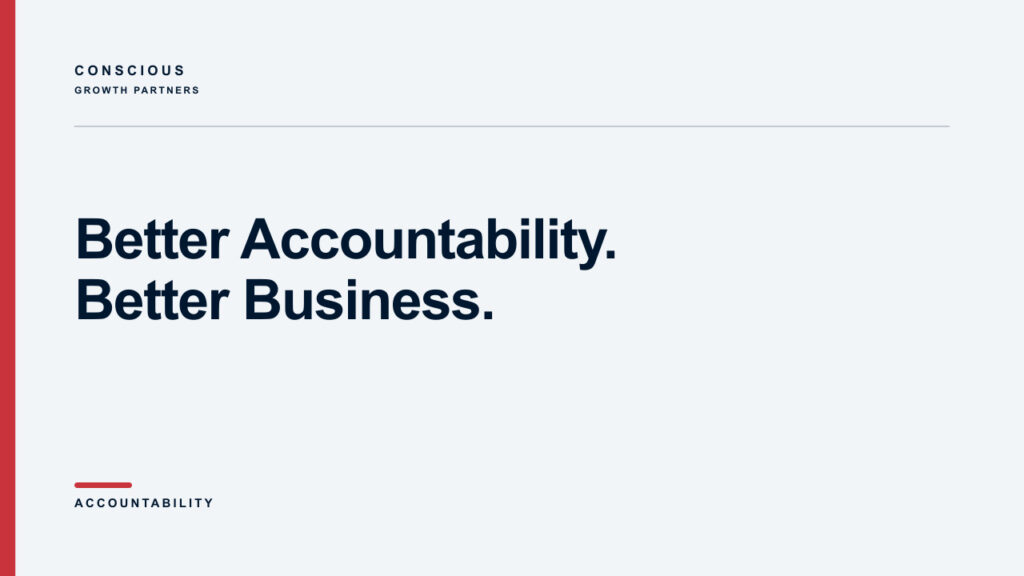 Editorial graphic for The Business Case for Conscious Accountability